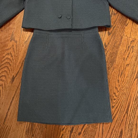 RED VALENTINO Women Green Blazer Jacket And Skirt Suit Size 10 - Picture 5 of 14